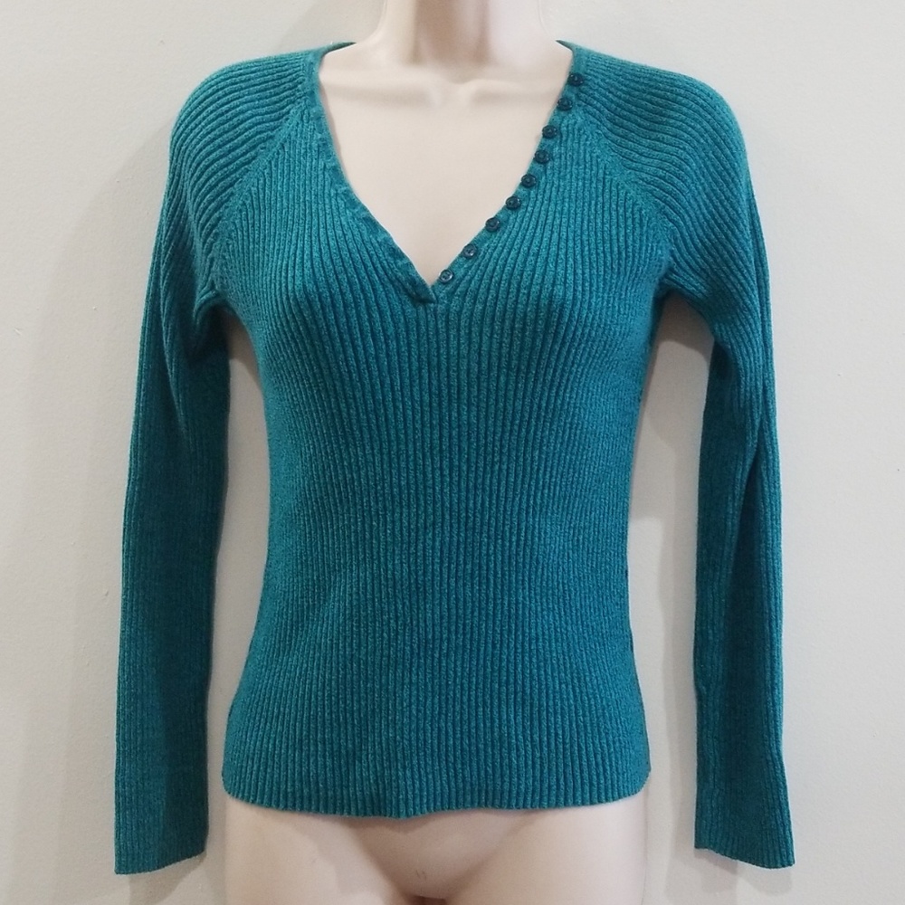 Basic Concept Women's Green Size Medium Sweater - image 1